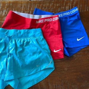 Nike shorts bundle (for running/training/exercise)